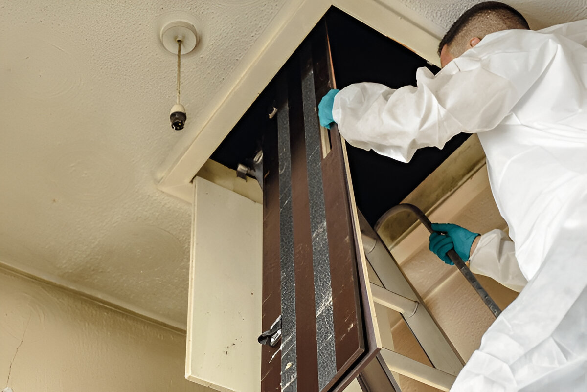 Certified pest control treatment at GLMS client site