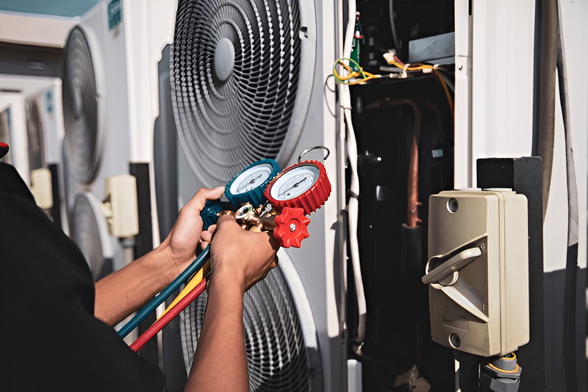 Air conditioning maintenance by GL Management Services